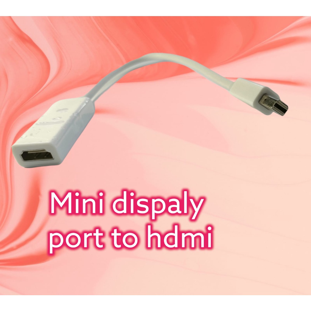 Mini DP Displayport To HDMI Adapter Thunderbolt