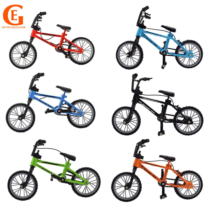 Mainan Sepeda Gunung Bmx Mini Bahan Metal Dengan Tali Rem Untuk Hadiah Anak Laki-Laki