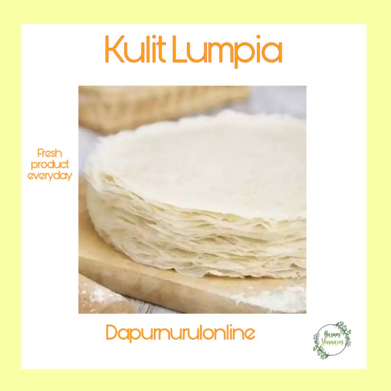 

Kulit lumpia fresh 1pcs (70 lembar)