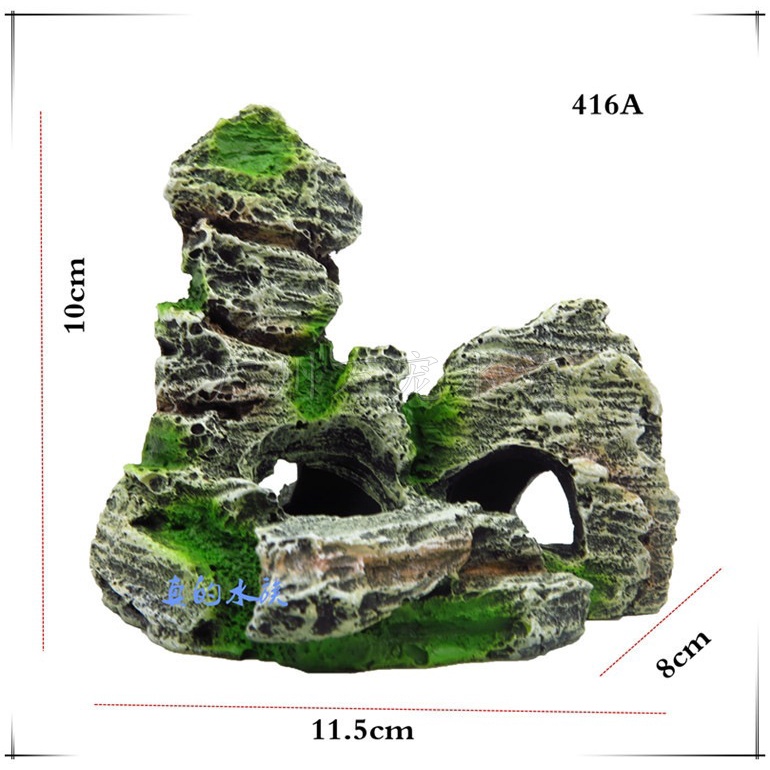 Batu Aquascape Resin Hiasan Aquascape Akuarium Resin Ornamen