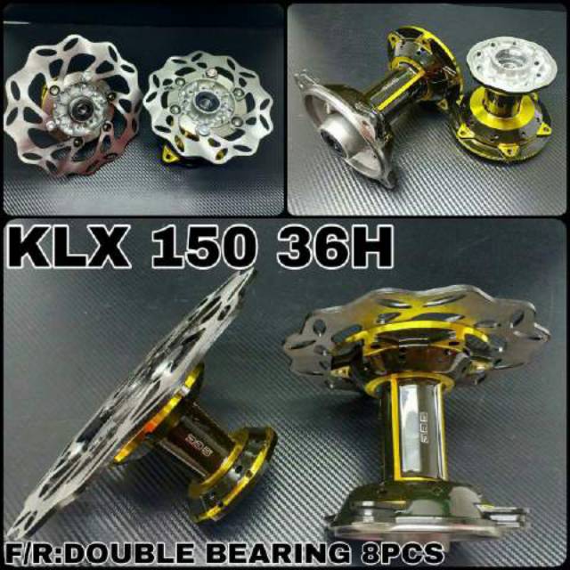 Tromol KLX 150 36H plus diss DBS depan belakang