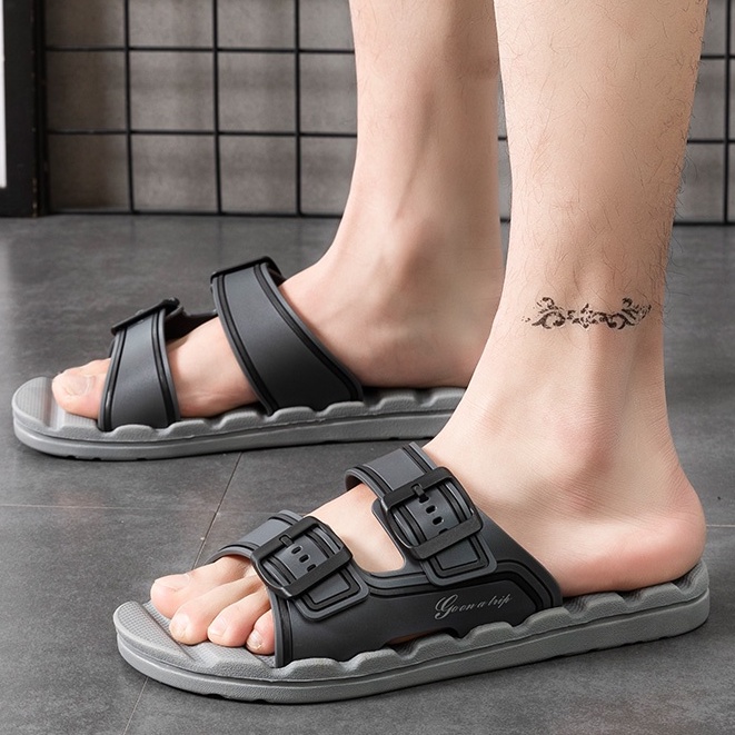 100%Original-Sandal Pria-Sepatu Sendal Pria-Sandal Pria Dewasa-Sendal Pria Casual-Sedal Pria-Sendal Anti Licin Ringan Selop Casual Sendal Hiking Outdoor Style Terbaru