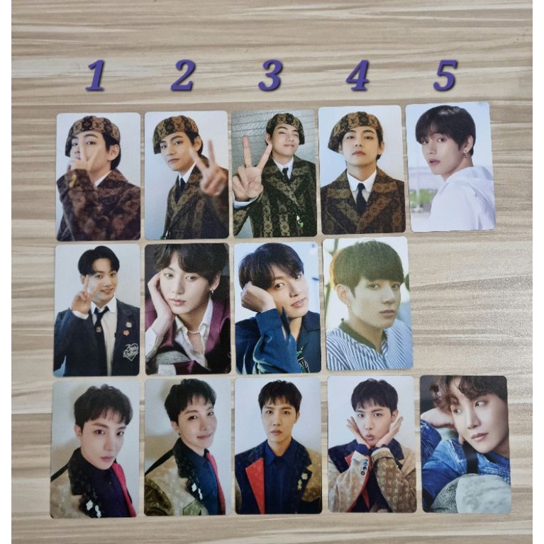 [baca deskripsi] Photocard BTS PC Dicon V, Jungkook, J-hope, Taehyung, JK, Hobi, RM, Jin, Suga, Jimi