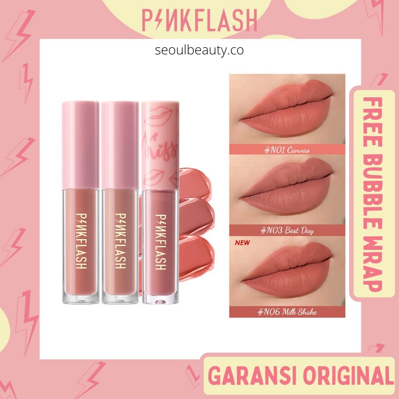 Pinkflash Lipcream Matte Lipstick OhMyKiss