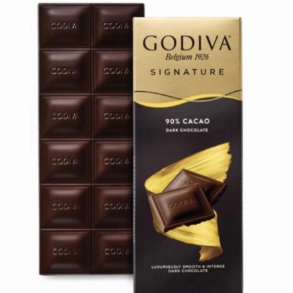 

GODIVA SIGNATURE DARK CHOCOLATE 90% CACAO / COKLAT GODIVA 90GR DC51C1215