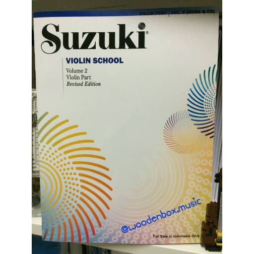 

Suzuki Violin School Vol 2 with CD revised buku biola