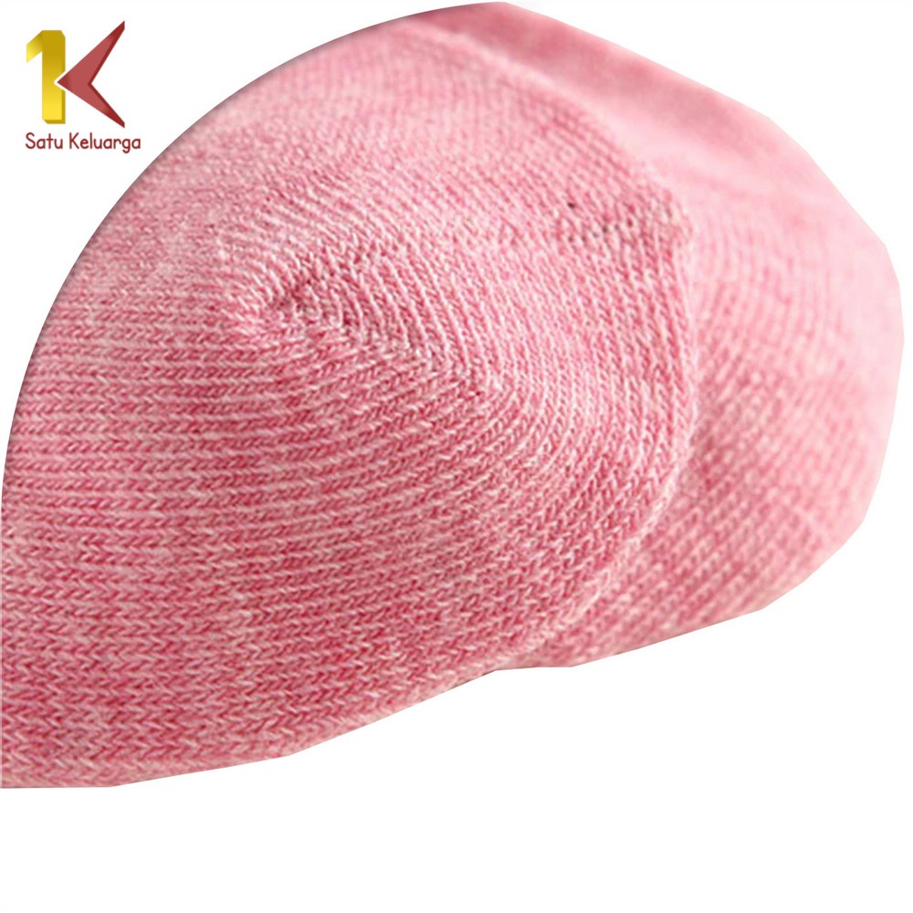 Satu Keluarga Kaos Kaki Semata P59 Kaos Kaki Polos Kaus Kaki Wanita Kaos Kaki Ankle Dewasa-6