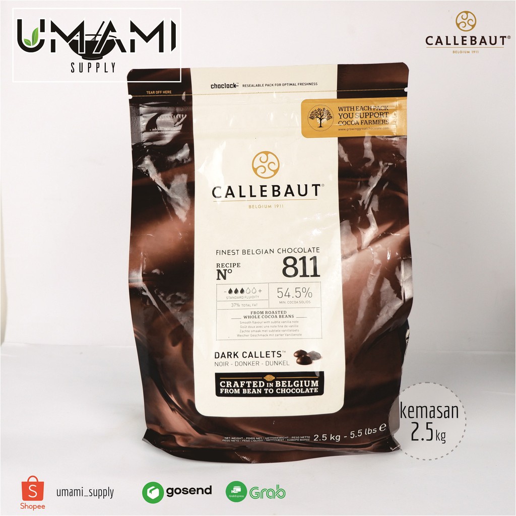 

Callebaut 811- Dark Chocolate 54.5% - REPACK 250gr