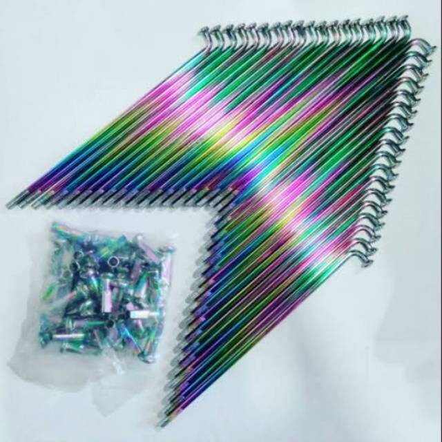 Ruji pelangi jarijari pelangi