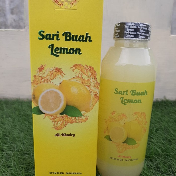 Al Khodry Sari Buah Lemon Jus Diet isi 500 ml Asli Original Gratis Ongkir