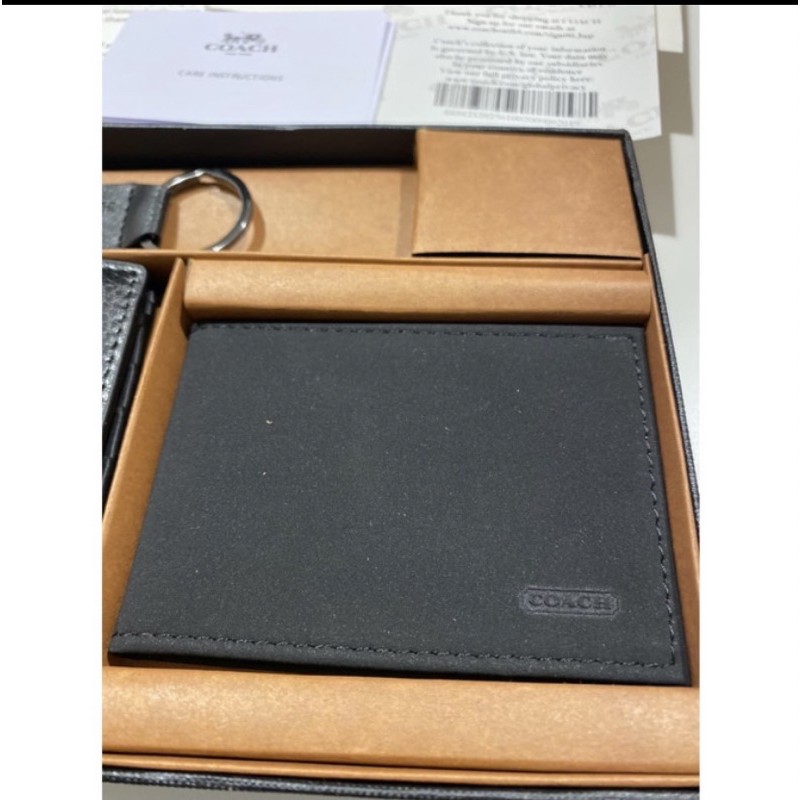 Dompet Wallet Pria Coach Camden Compact Leather Original