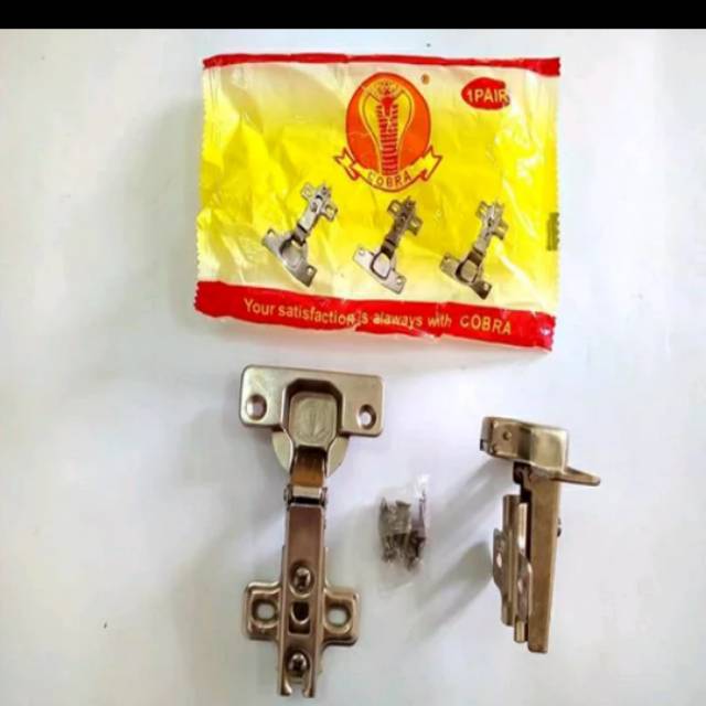 Engsel sendok lurus cobra /engsel lemari