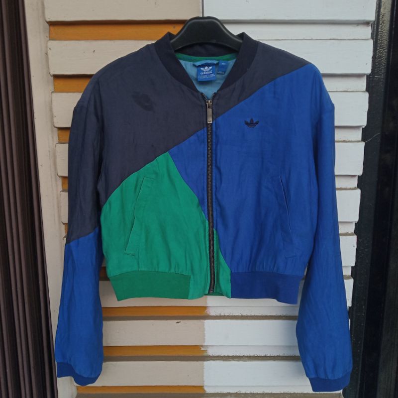 Jacket Bomber For Kids Adidas Trefoil second