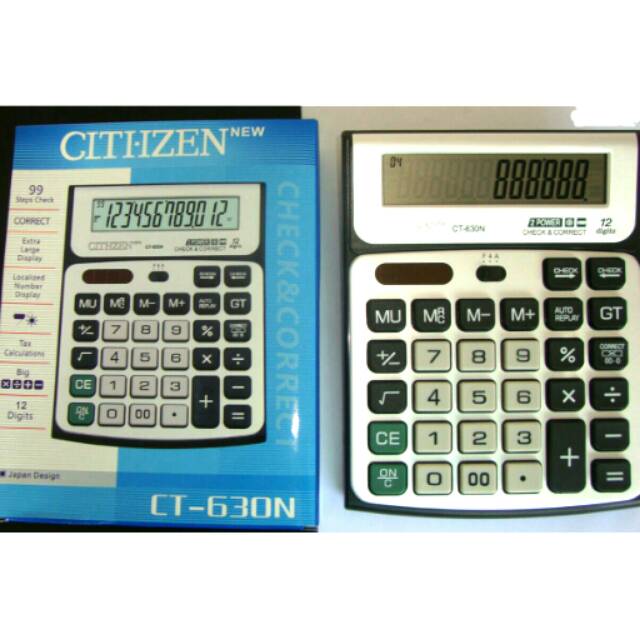 

KALKULATOR CITIIZEN CT 630N