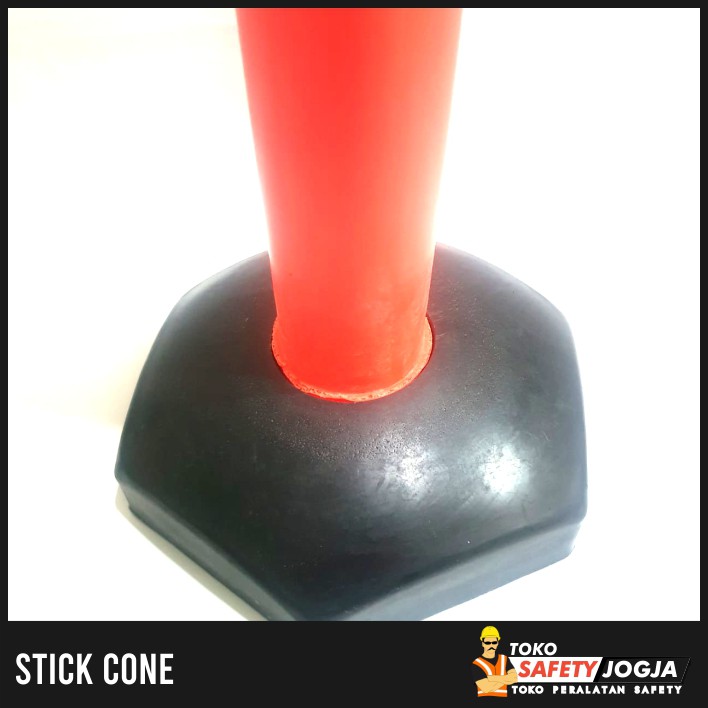 STICK CONE STIK CON TRAFFIC SAFETY TIANG PEMBATAS PLASTIK LALU LINTAS