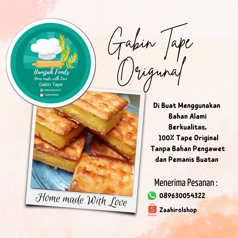 

KUE GABIN TAPE ORIGINAL 100% Tanpa bahan Pengawet