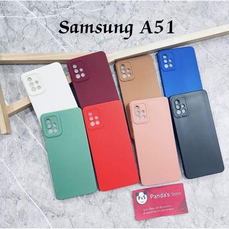 Softcase Pro Camera Samsung A51 Candy Case Full Color 3D Silikon TPU