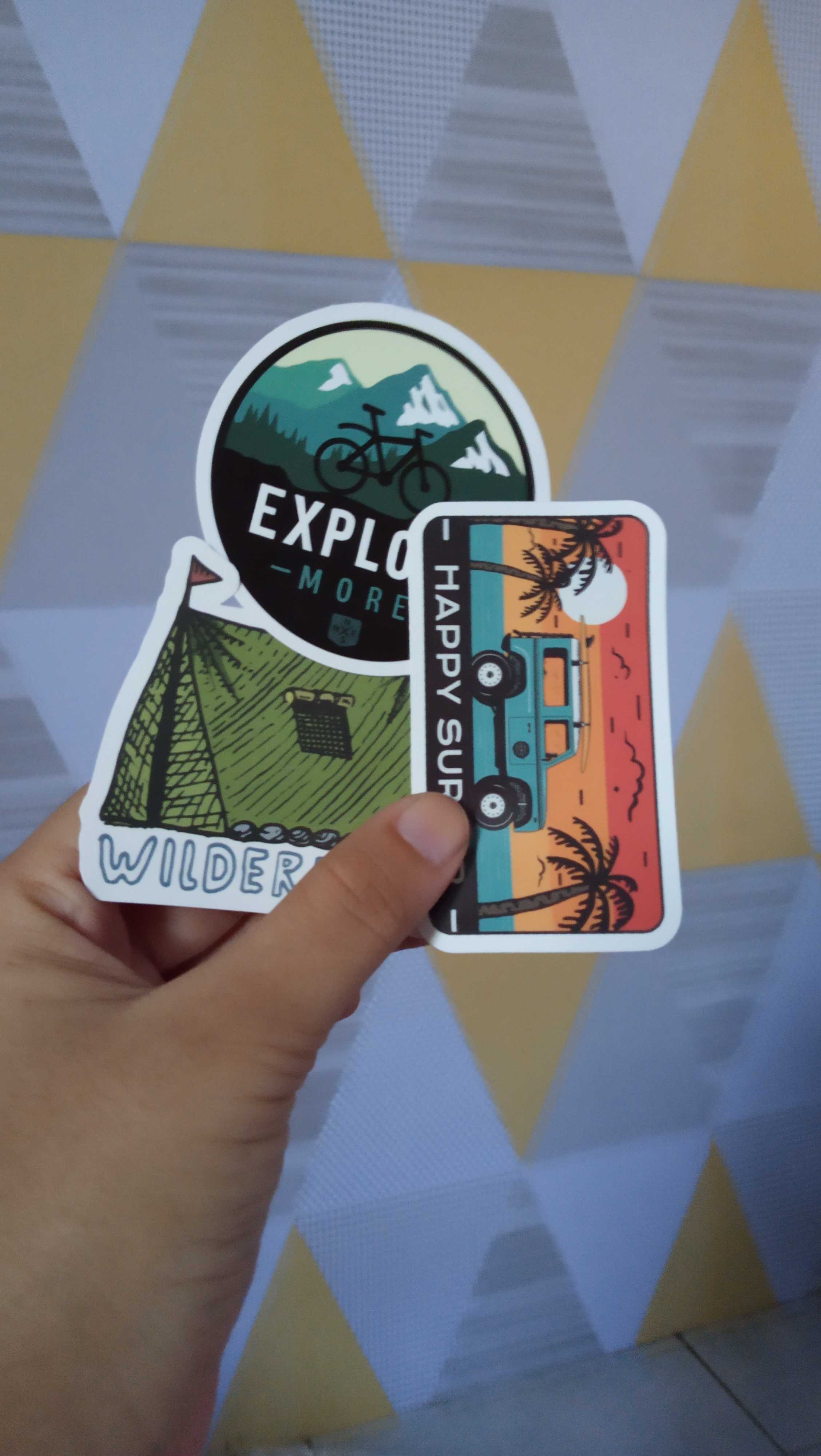 Stiker Premium Laptop Motor Mobil