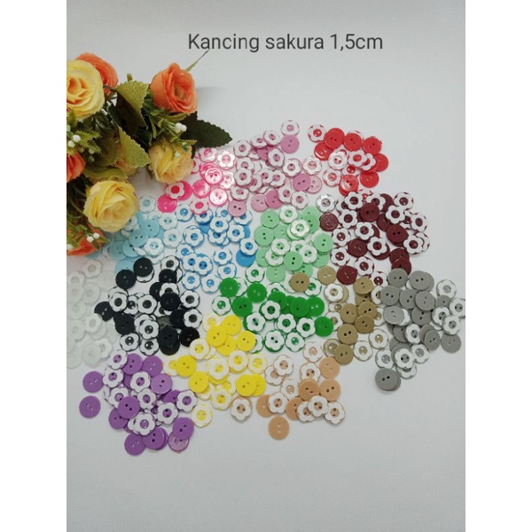 Kancing Sakura 1,5 isi 144