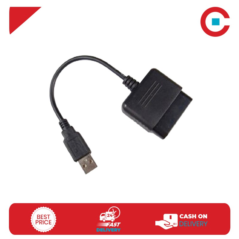 Converter Stick Konventer Stik PS2 For PC/PS3 Single - Black