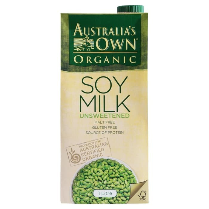 

Australia's Own Organic Soy Milk Unsweetened 1 Liter / Susu Kedelai