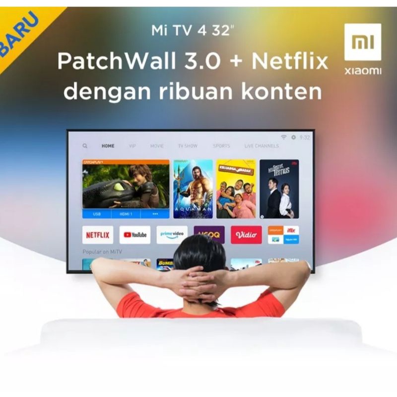 Xiaomi Mi TV 4 32 inch Smart TV Garansi Resmi