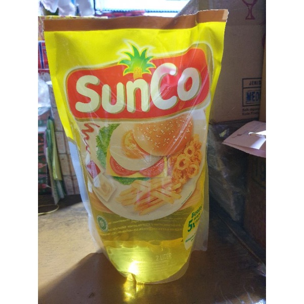 

Minyak goreng Sunco Sania 2 liter 1 dus