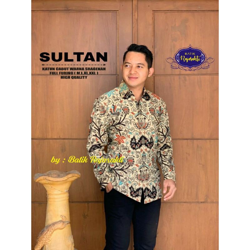 KEMEJA BATIK LENGAN PANJANG TERBARU BATIK PRIA LAPIS FURING BATIK SOLO BATIK SULTAN BAJU BATIK BARU