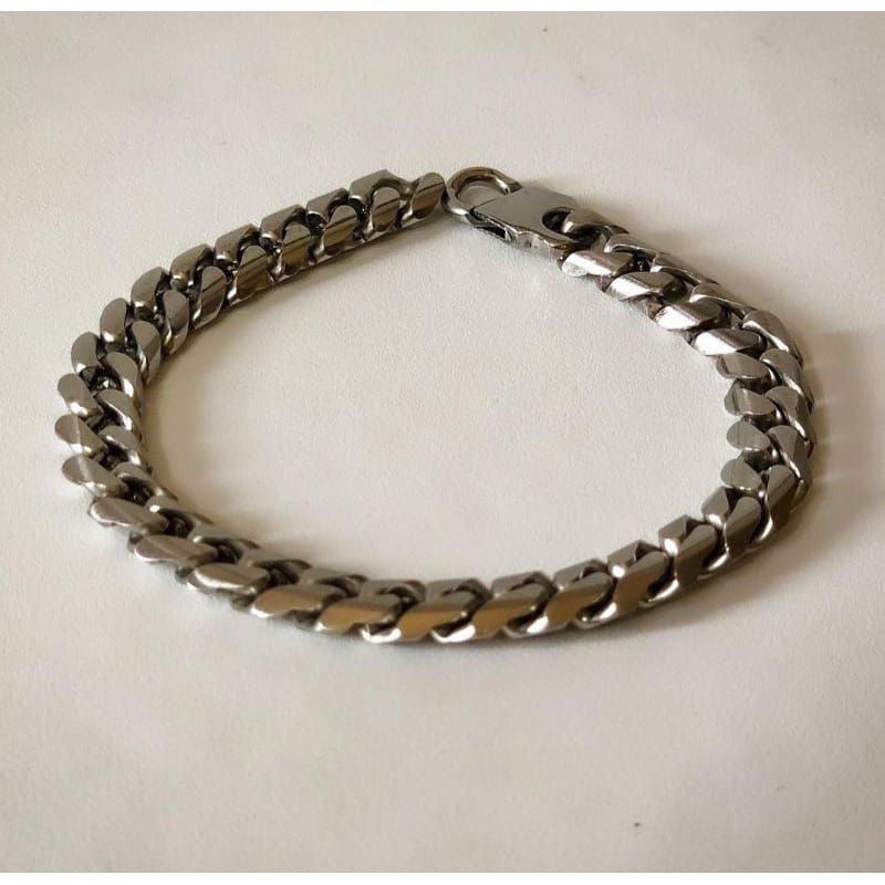 GELANG TITANIUM PRIA WANITA STAINLEES STEEL BAJA TERLARIS