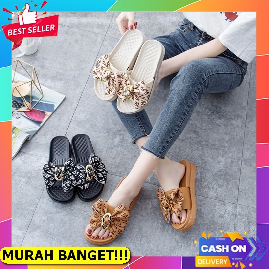 Sk 02 Sandal - Sendal Wedges Wadges Wegdes Wages Wejes Weges Tinggi Pesta Kondangan Wisuda Fashion W