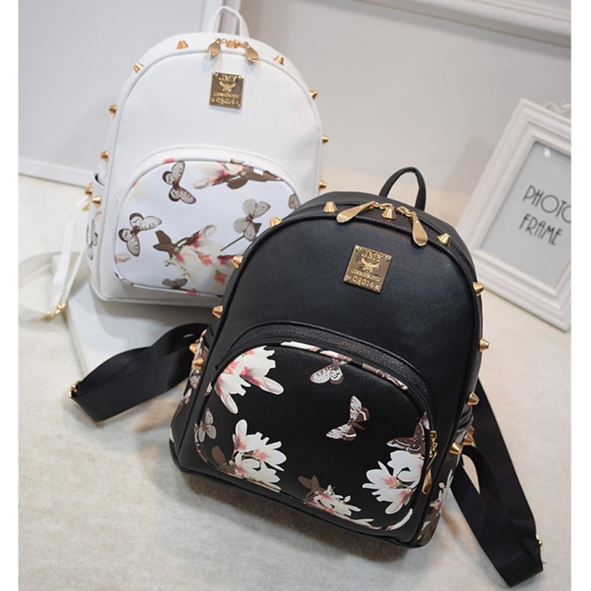 Satu7an T59 Tas Ransel Wanita Mini Korean Style Fashion Simple Tas Import Tas Punggung Cewek Backpack PU