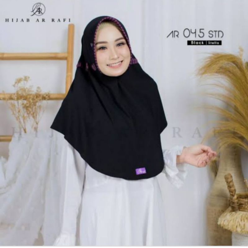 Hijab Arrafi serut belakang