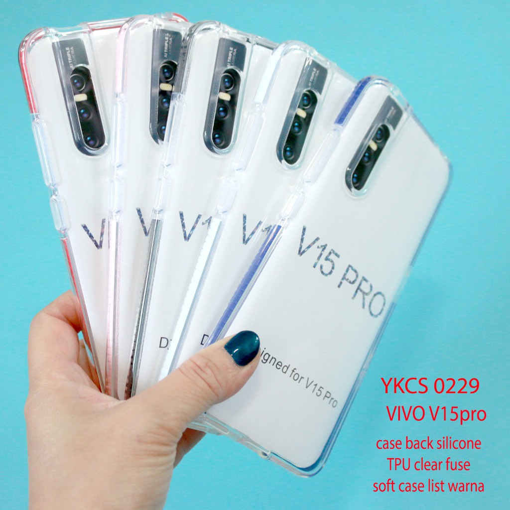 YKCS 0229  vivo V15pro case HP untuk soft case silicone fuse casing HP vivov15pro softcase