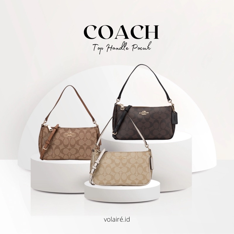 COACH Top Handle Pouch / Coach Messico 100% ORIGINAL