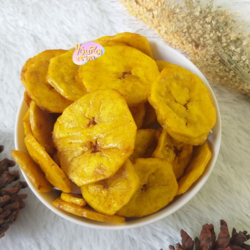 

(Youracha) Kripik Pisang Dolar 250gr / Snack Cemilan / Keripik Pisang