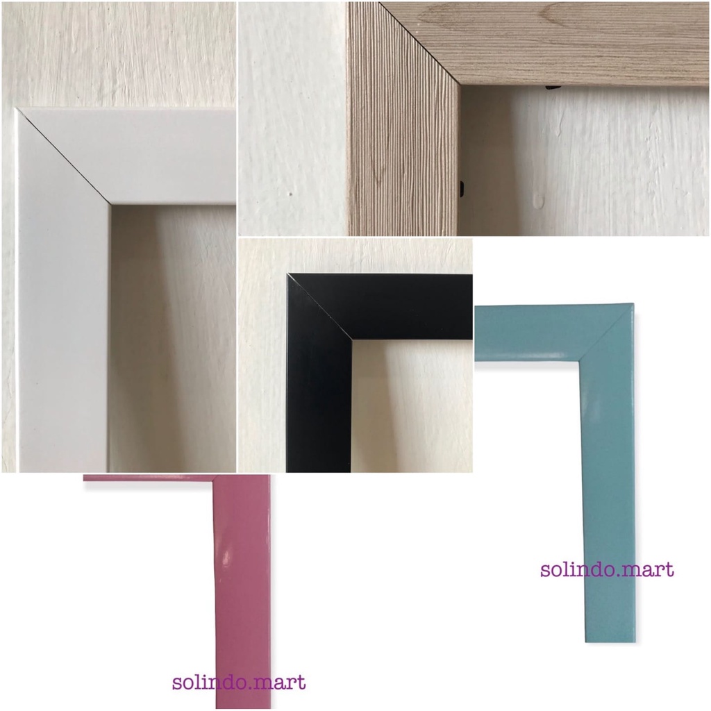 #9 PIGURA MINIMALIS POLOS Tanpa Kaca 16R , 20R , 24R | Frame Bingkai Lukisan Foto