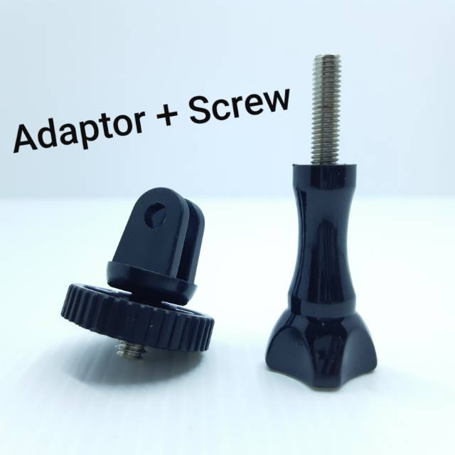 Adaptor Tripod + Screw For Camera Monopod Mounting Actioncam Dll