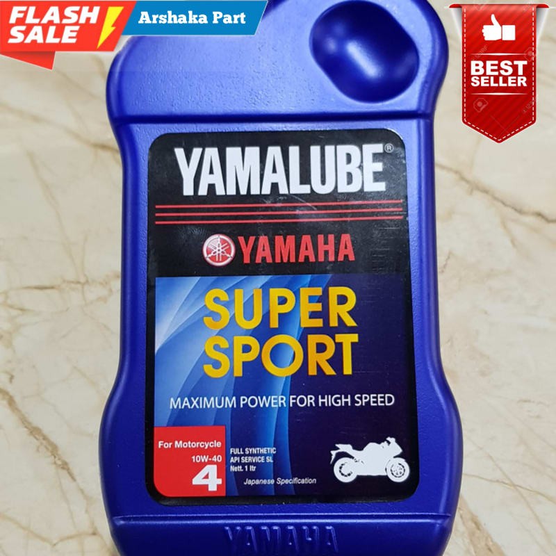 PROMO OLI MESIN YAMALUBE SUPER SPORT 1 L LITER ASLI ORI YAMAHA PASTI ASLI ORIGINAL