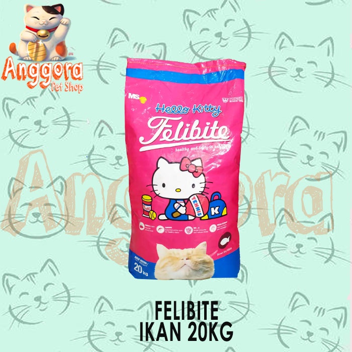 Makanan Kucing Felibite Hello kitty Cat Food 20 kg All variant  ( GRAB GOSEND )