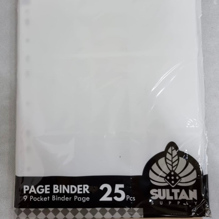 

Jual Sultan 9 Pocket Page Binder (Isi 25 Lembar) Gilaa!!!