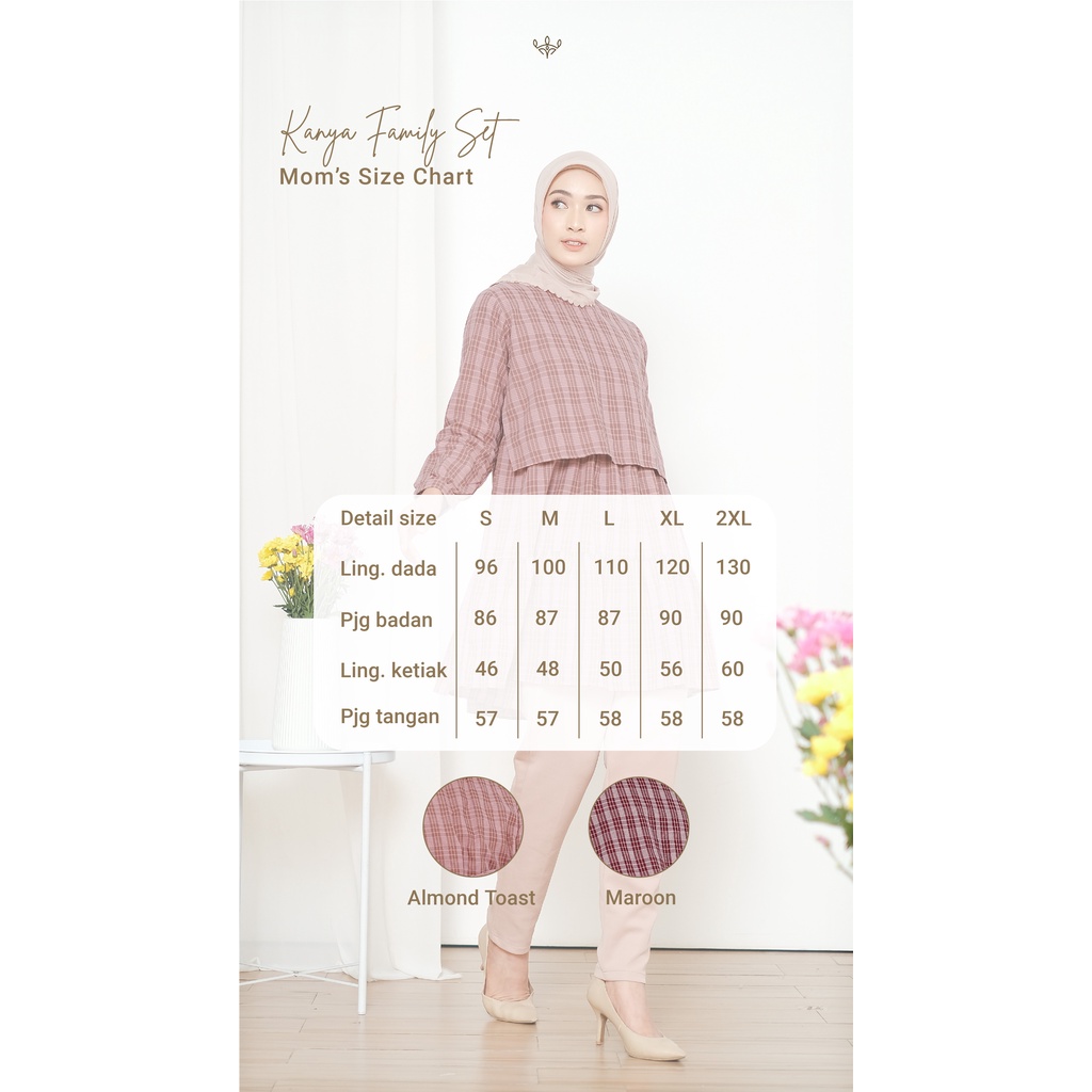 Wimi.id Kanya Family Set - Toasted Almond | Family Set