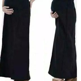 Oke Price.. Rok hamil panjang Wanita Rok MAXI kerja kantor formal ibu hamil cewek hamil BUMIL big si