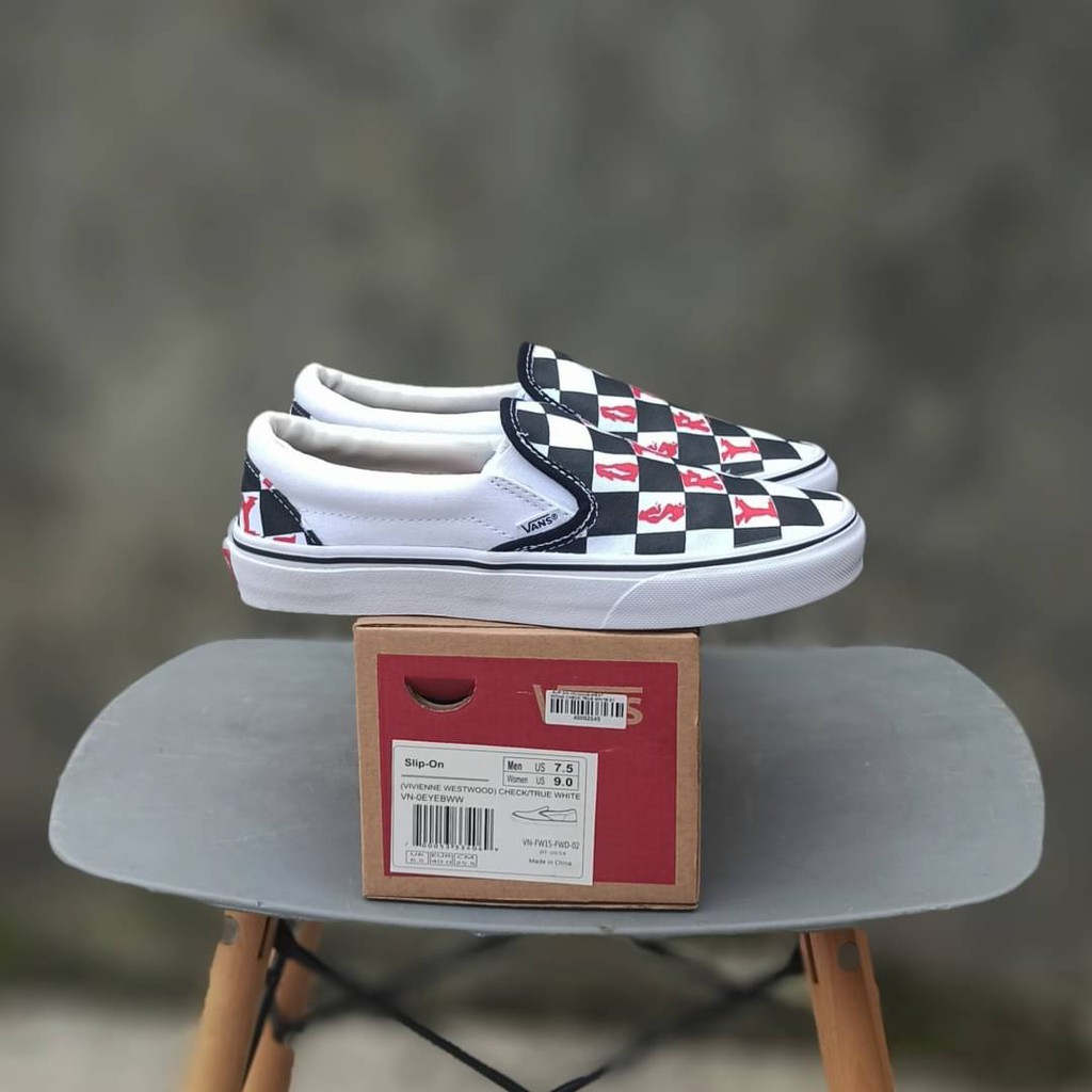 vivienne westwood slip on vans