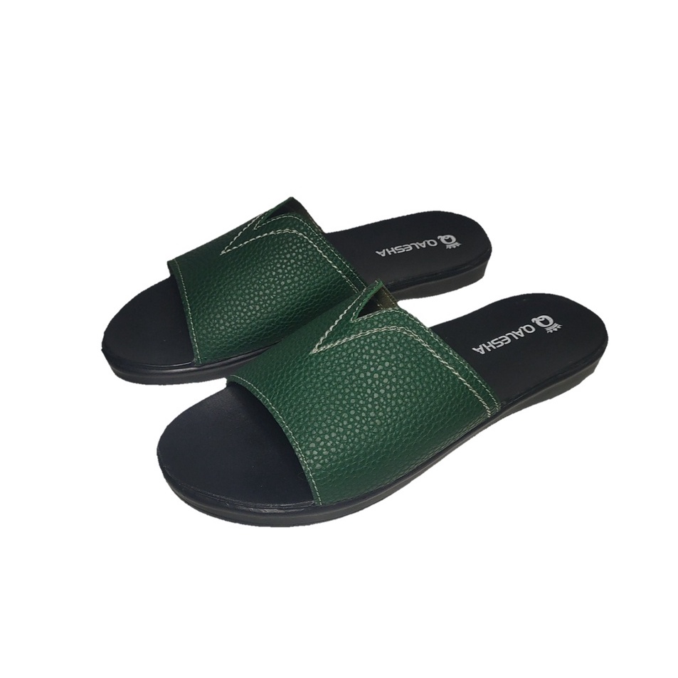 Insyira - Sandal Wanita Delina / Sandal Slop Wanita Non Slip Alas Hitam / Sandal Papirut Slop