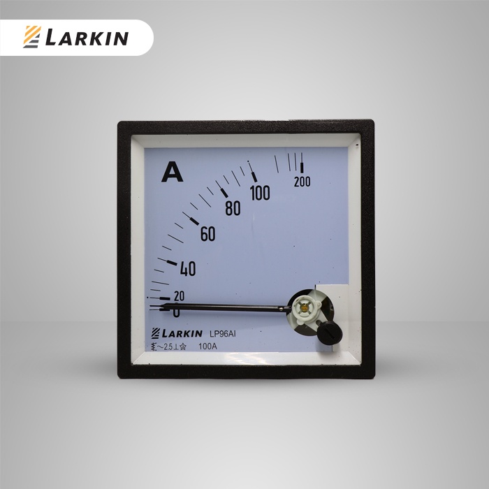 Analog Ampere Panel Meter Indirect 96x96 Jarum Larkin LP-96AI