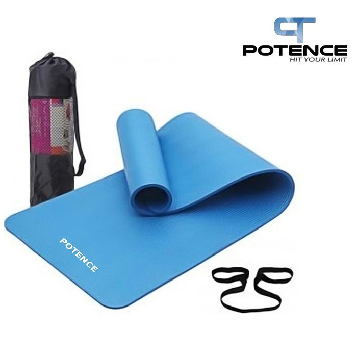 SALE  Matras Yoga / Yoga Matt POTENCE NBR 10mm Original - POTENCE NBR 10mm Yoga Matt / Matras Senam 
