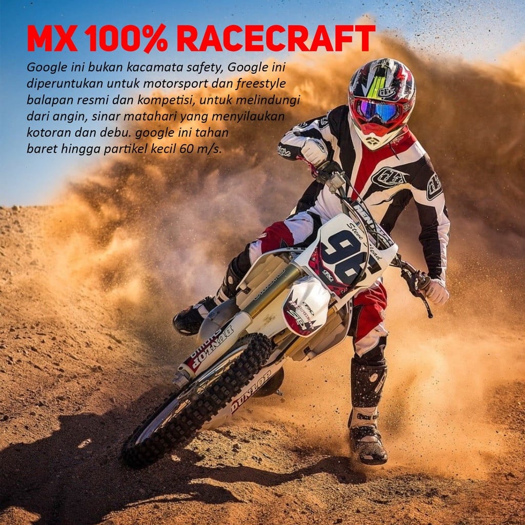 KACAMATA MOTORCROSS KACA MIKA / GOOGLE BIKE UNTUK MOTORCROSS - MCY-380