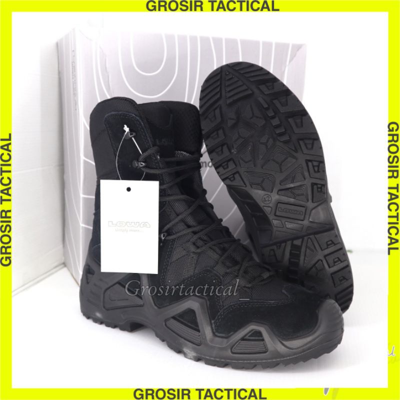 [522H]Sepatu Boots Pria/Sepatu Tactical Pria 8 inc Warna Hitam/Sepatu Boots Tactical Pria Bahan Cord