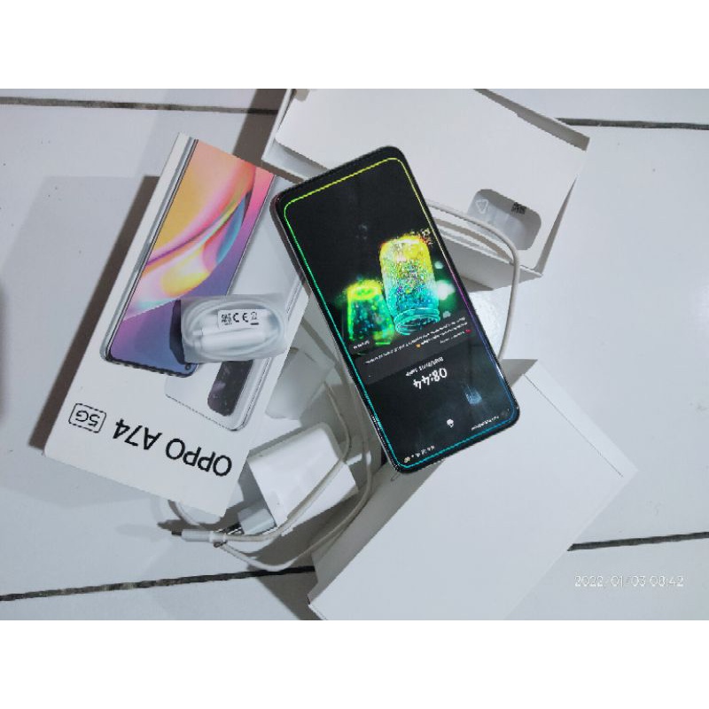 OPPO A74 5G 6/128 SILVER SEKEN