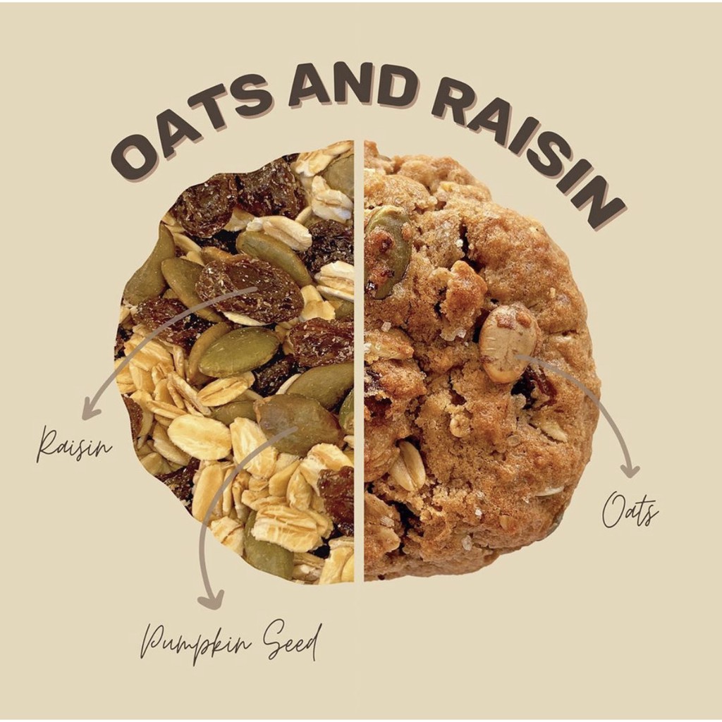 

Oats and Raisin Soft Cookie Jakarta